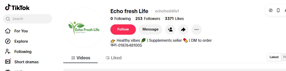 TikTok Brand Profile
